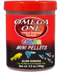 Omega One Color Mini Pellets 270ml / 100gr.
