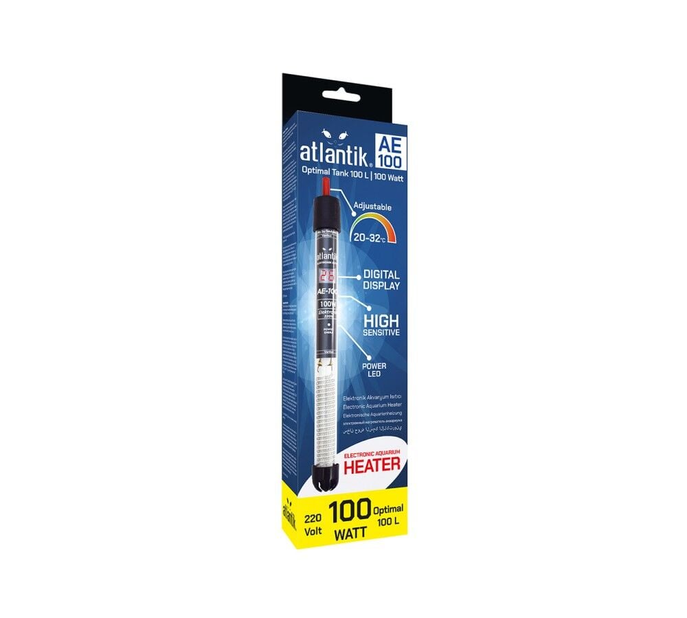 Atlantik AE-100w Elektronik Akvaryum Isıtıcı