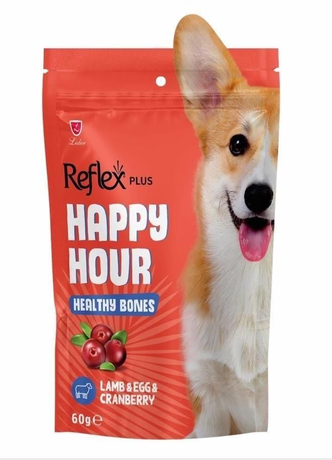 Reflex Plus Happy Hour Sağlılı Kemikler İçin Destekleyici Köpek Ödülü 60gr