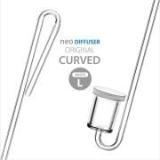 Aquario Co2 Diffuser Curved Original L (White)