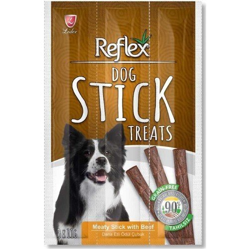 Reflex Dana Etli Köpek Ödül Çubuğu 11Gr 3 Sticks
