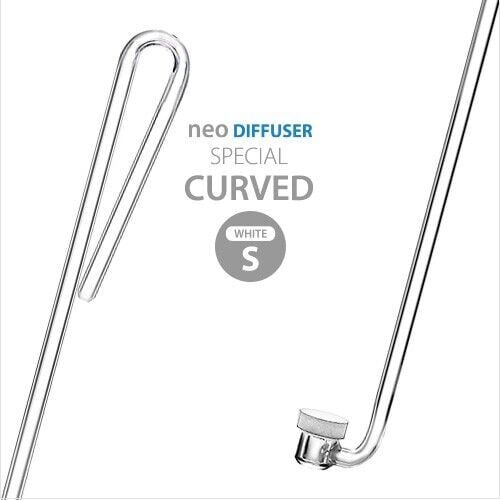 Aquario CO2 Diffuser Curved Special S (White)