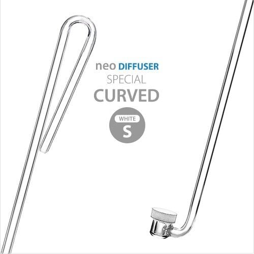 Aquario CO2 Diffuser Curved Special S (White)