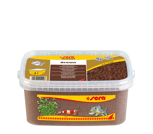 Sera Akvaryum Kumu Kahverengi 2-3mm 3Lt