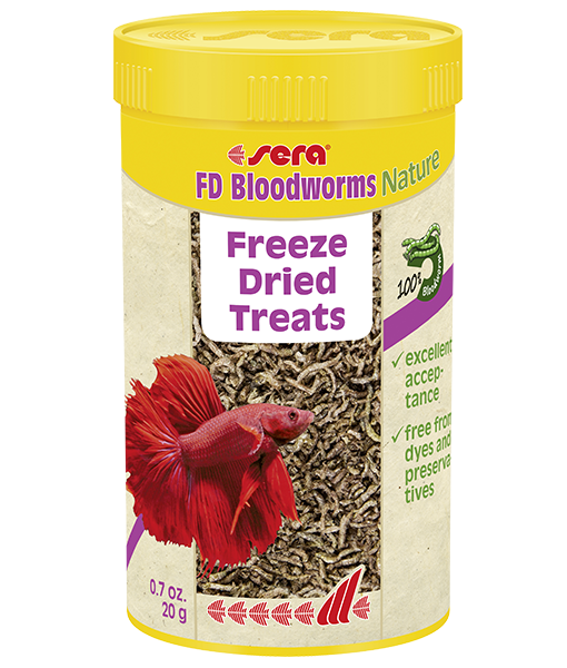 Sera FD Bloodworms 250ml / 20gr