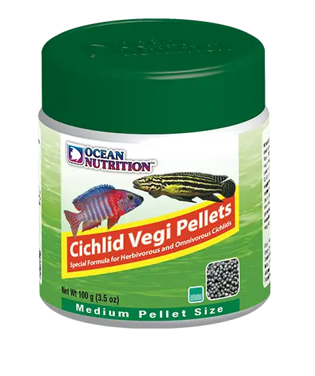 Ocean Nutrition Cichlid Vegi Pellets Medium 100gr (2,5mm)