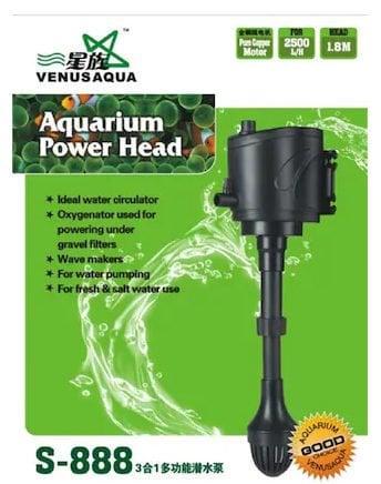 VenusAqua S-888 Tepe Akvaryum Filtresi 2500L/H