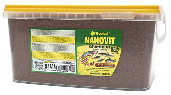 Tropical Nanovit Granulat 3Lt 2100gr.