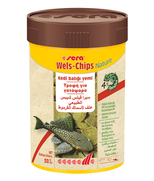 sera wels chips nature 100ml 38gr.