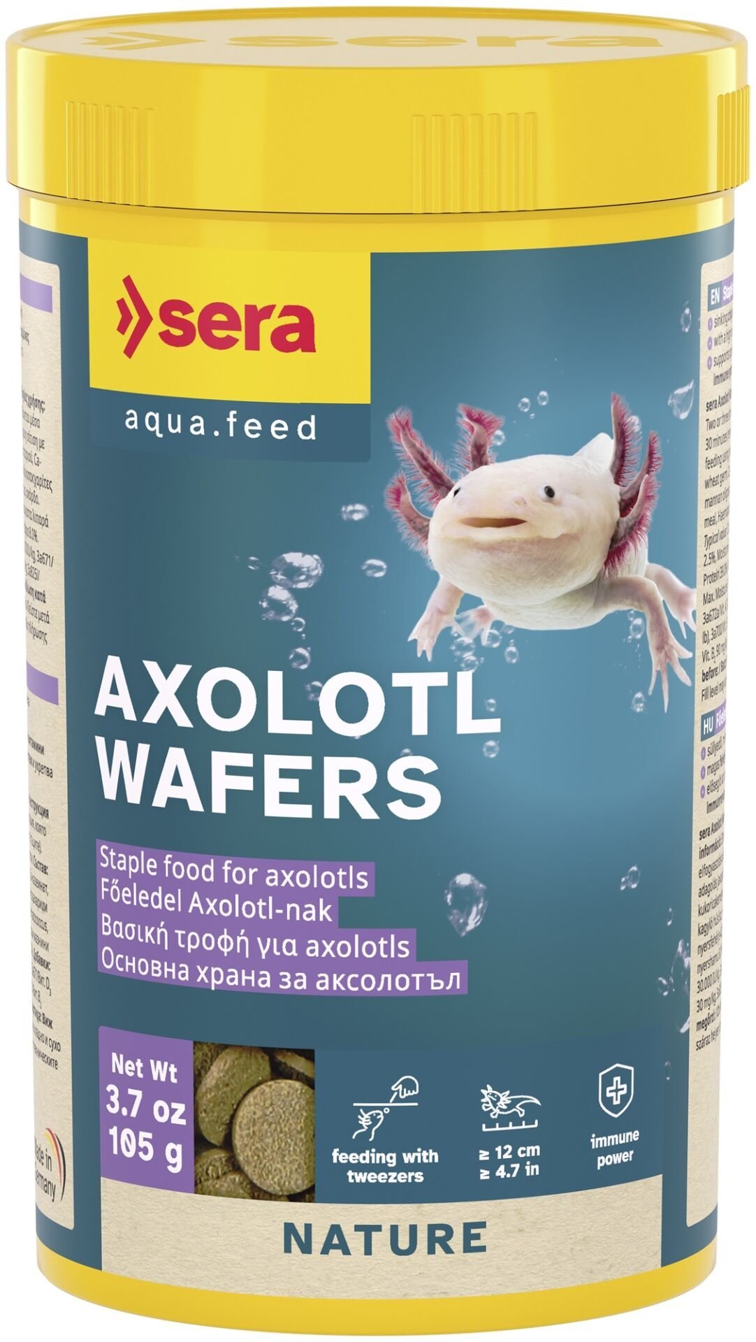 Sera Axolotl Wafers 250ml 105gr.