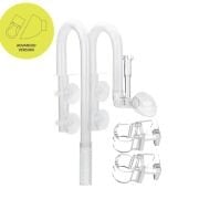 AQUAPRO Plastik Skimmer Flow Set Emiş Basış 12mm