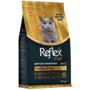 Reflex Plus British Shorthair Hipoalerjenik Yetişkin Kedi Maması Tavuklu 1,5Kg
