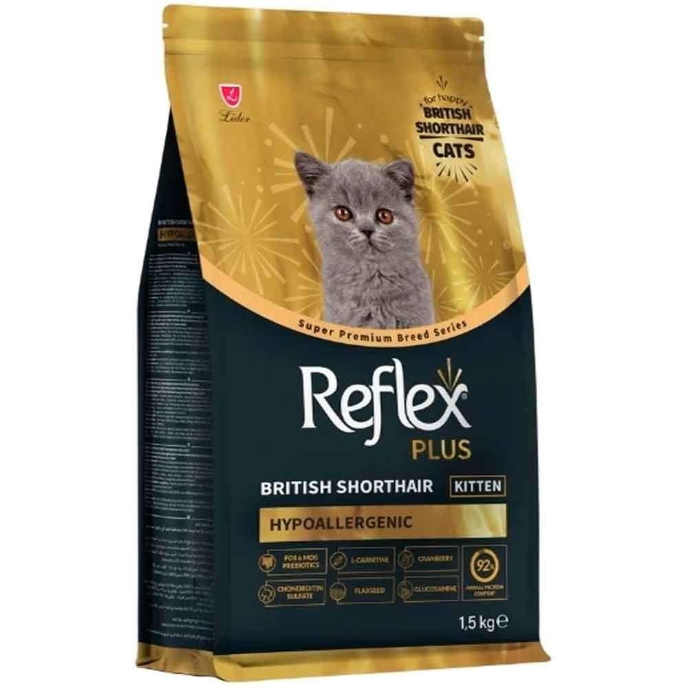 Reflex Plus British Shorthair Hipoalerjenik Yavru Kedi Maması Tavuklu 1,5Kg