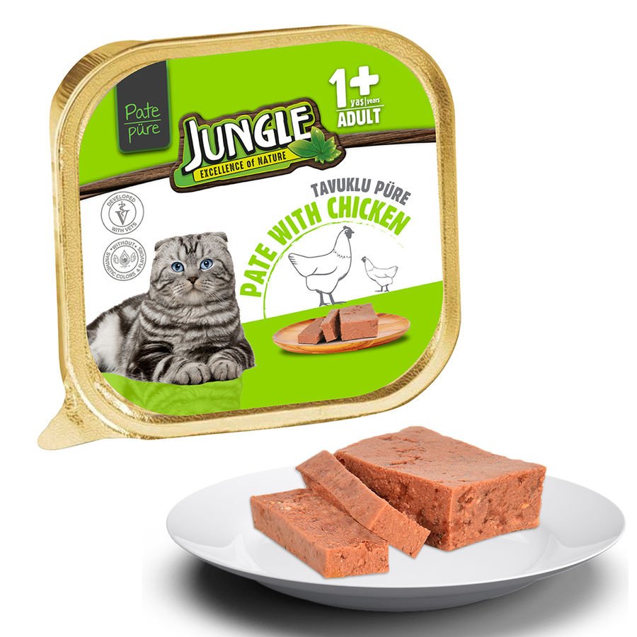Jungle Kedi Tavuklu Ezme Mama 100gr