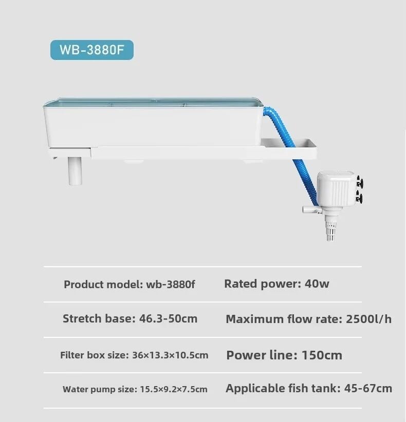 WaterBear WB-3880F Tepe Filtre 2500lt/Saat
