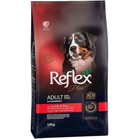 Reflex Plus Kuzu Pirinç Yetişkin Köpek Maması 18 Kg