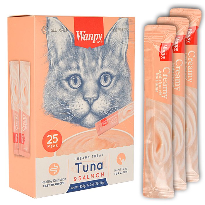 Wanpy Ton Balığı&Somon Sıvı Ödül 25x14gr
