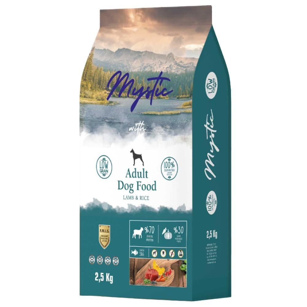 Mystic Kuzulu Az Tahıllı Yetişkin Köpek Maması 2,5 kg