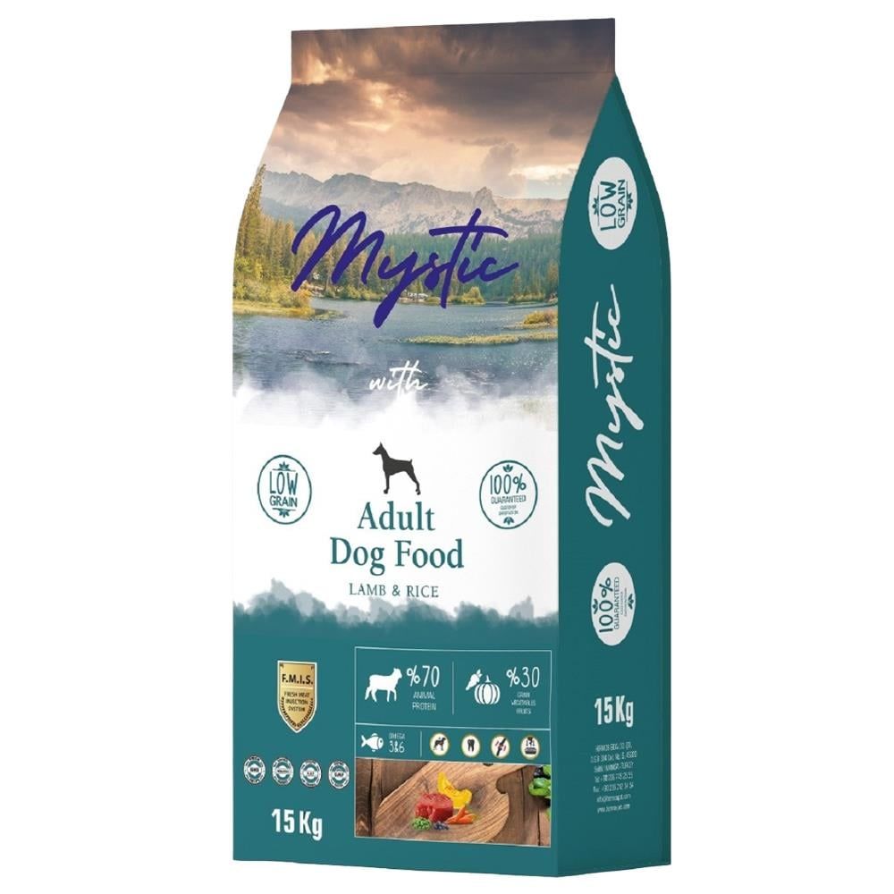 Mystic Az Tahıllı Kuzu Etli Yetişkin Köpek Maması 15kg