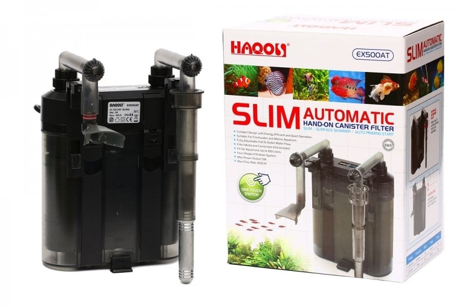 Haqos E500AT Slim Askı Dış Filtre 450Lt/Saat