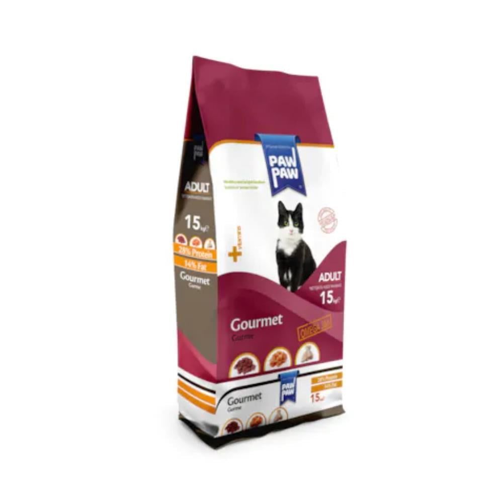 Paw Paw Kuzulu Yetişkin Kuru Kedi Maması 15 kg