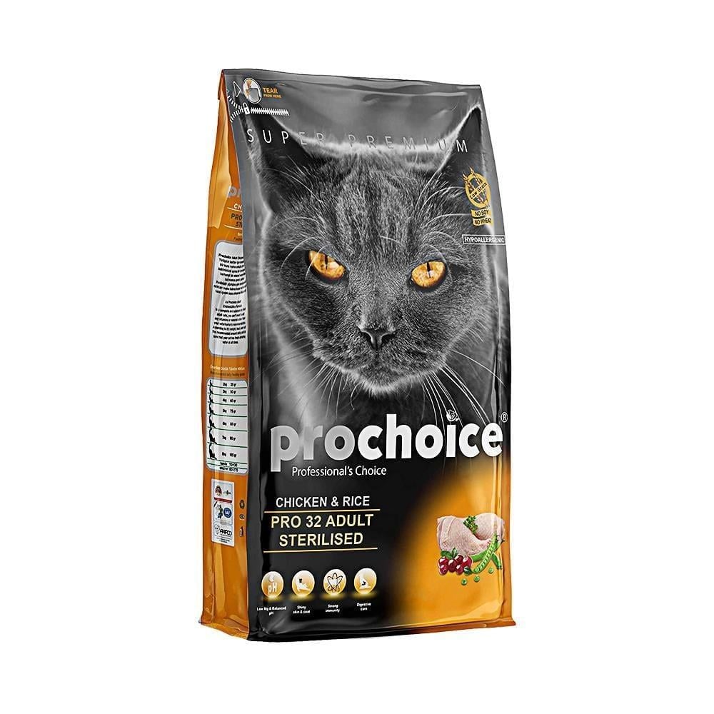 ProChoice Pro 32 Sterilised Tavuklu Kısır Kedi Maması 15kg