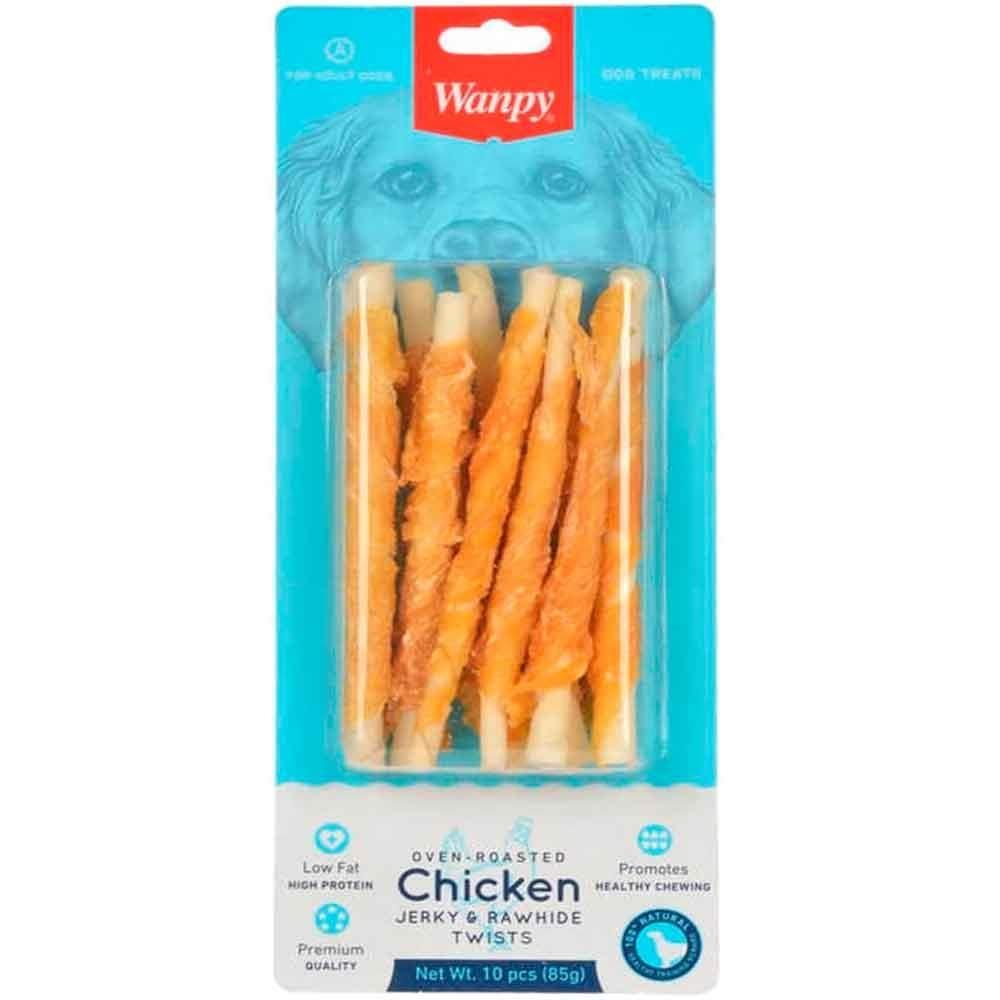 Wanpy Tavuk Sargılı Çiğneme Çubukları Köpek Ödülü 85 Gr