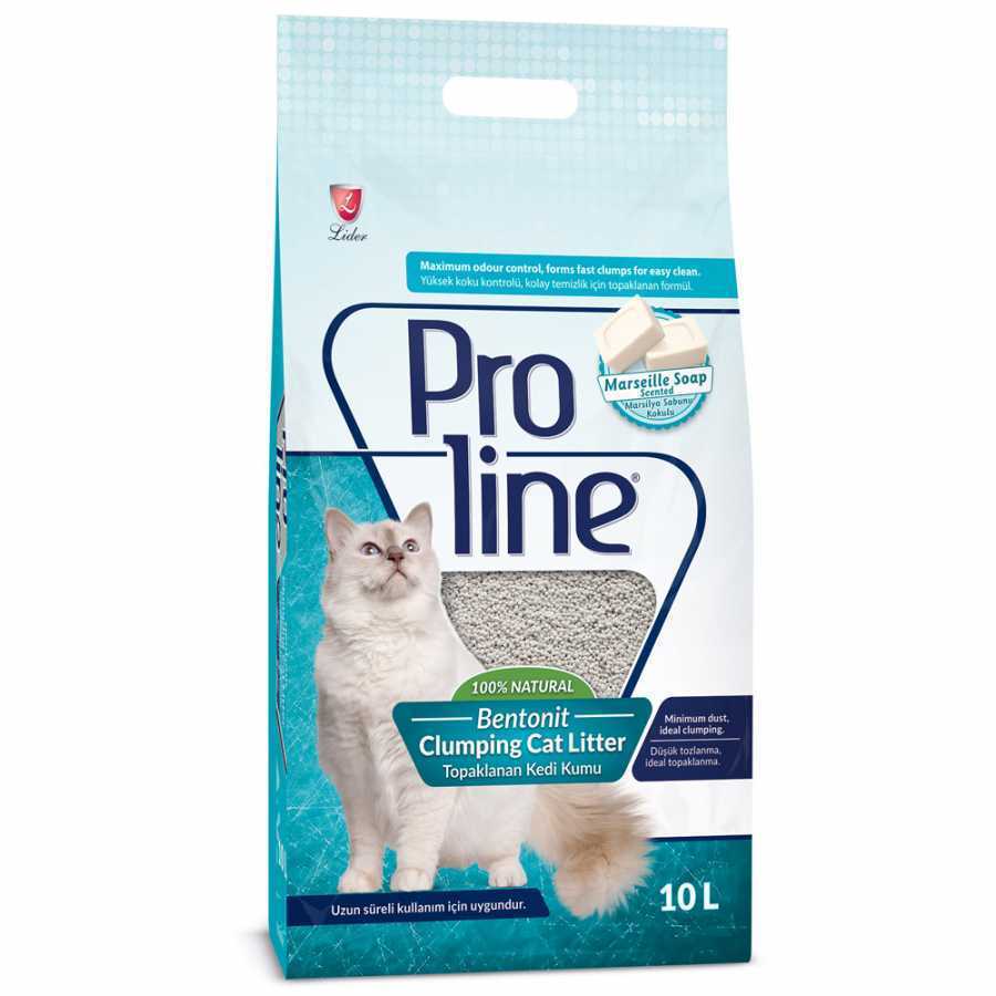 Proline Marsilya Sabunlu Bentonit Kedi Kumu 10lt