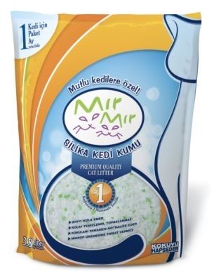 Mırmır Kristal Silica Kedi Kumu 3.8Lt