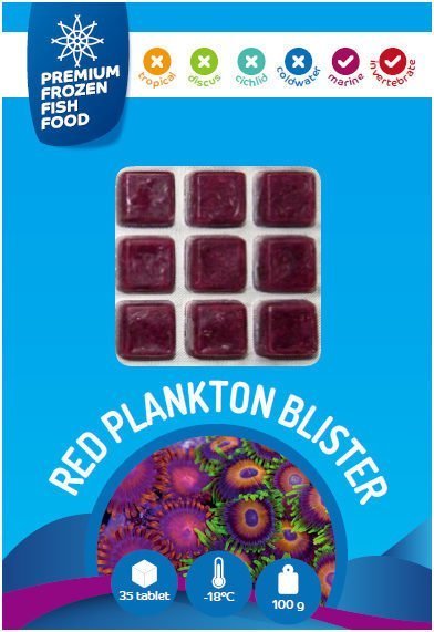 RDM Premium Frozen Fish Food Red Plankton 100gr 35adet