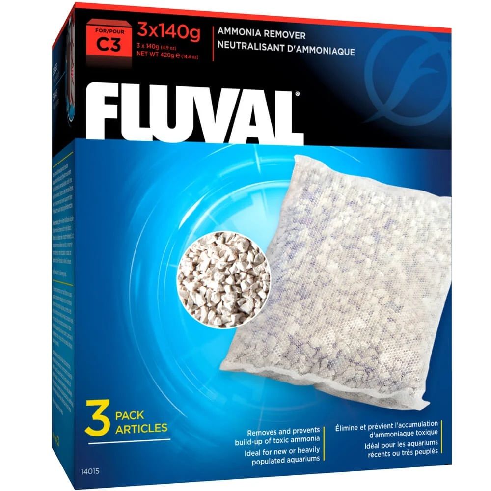 Fluval C3 Ammonia Remover 3x140gr