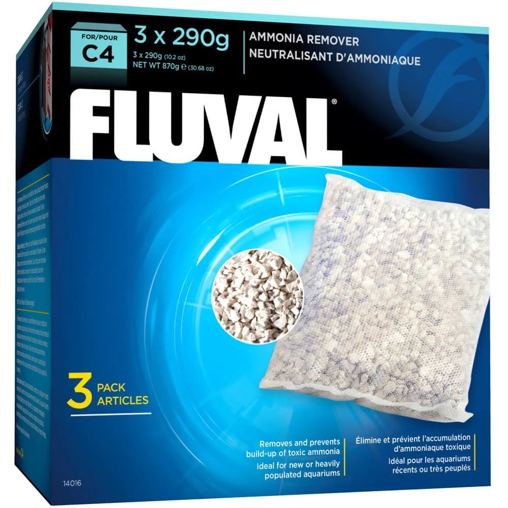 Fluval C4 Ammonia Remover 3x290gr