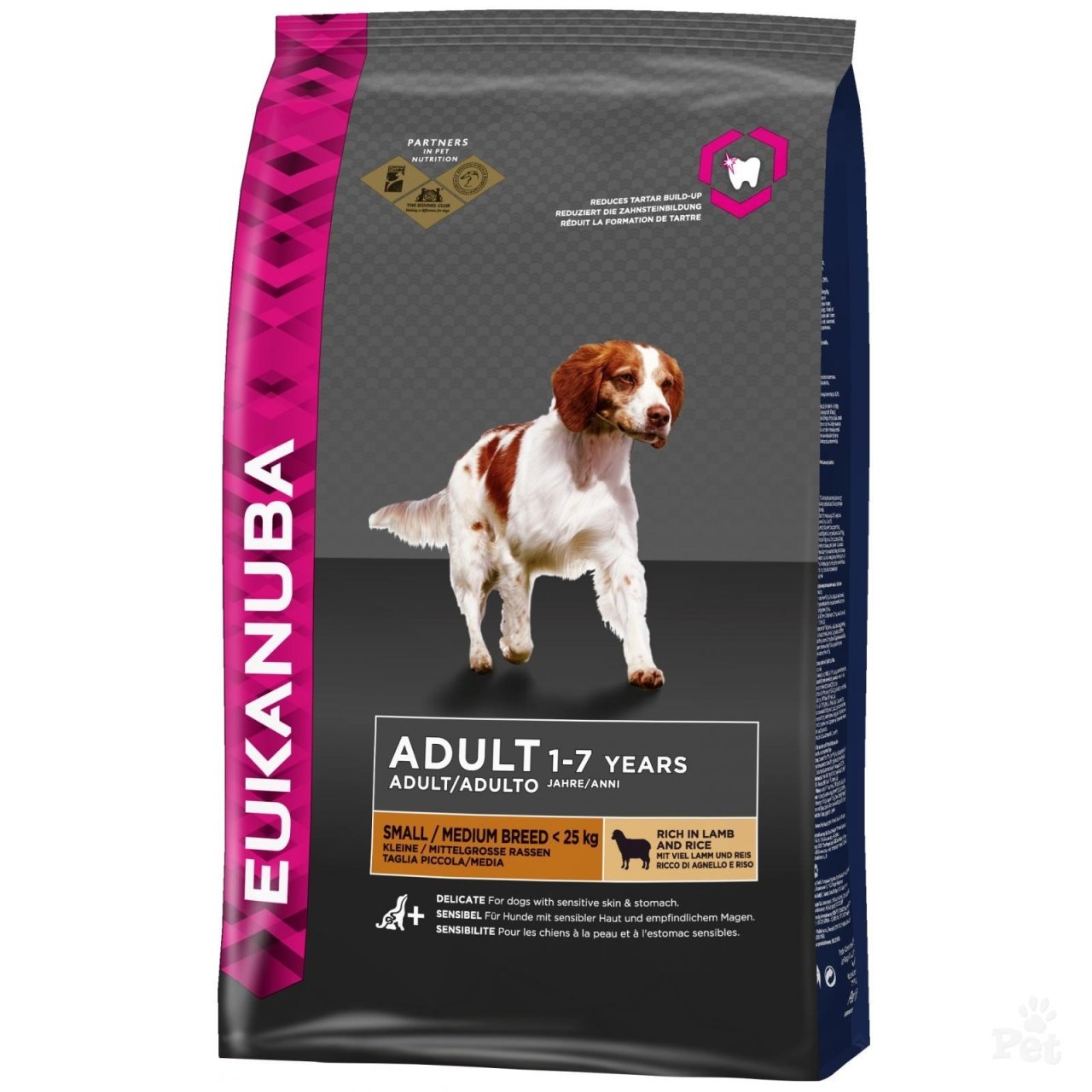 Eukanuba S/M Adult Lamb Küçük Ve Orta Irklar İçin Kuzu Etli Yetişkin Köpek Maması 12Kg