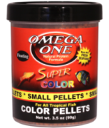 Omega One Super Color Small Pellets 270ml / 99gr. (Yüzen)