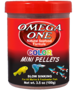 Omega One Color Mini Pellets 130ml / 50gr.