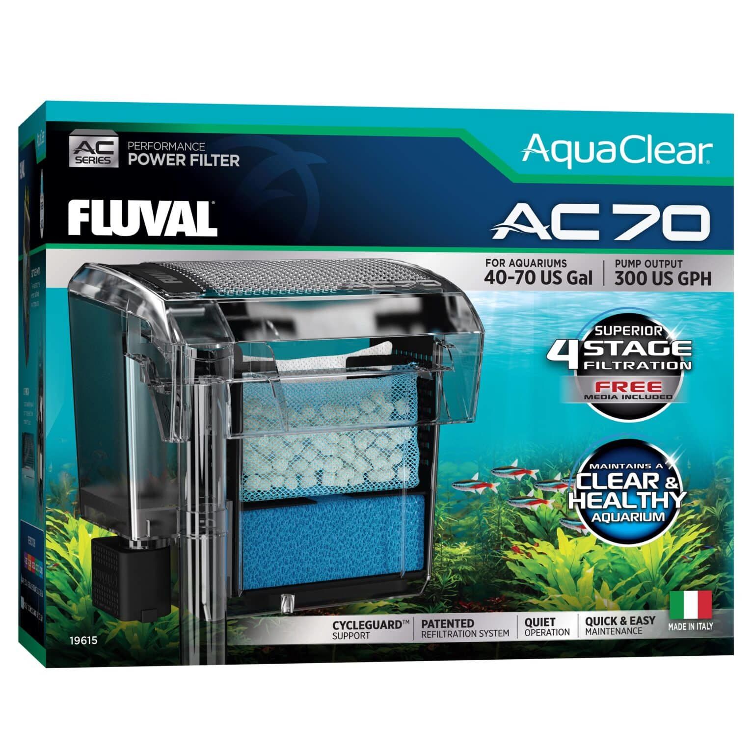 Fluval AC70 Askı Filtre 1135Lt/Saat