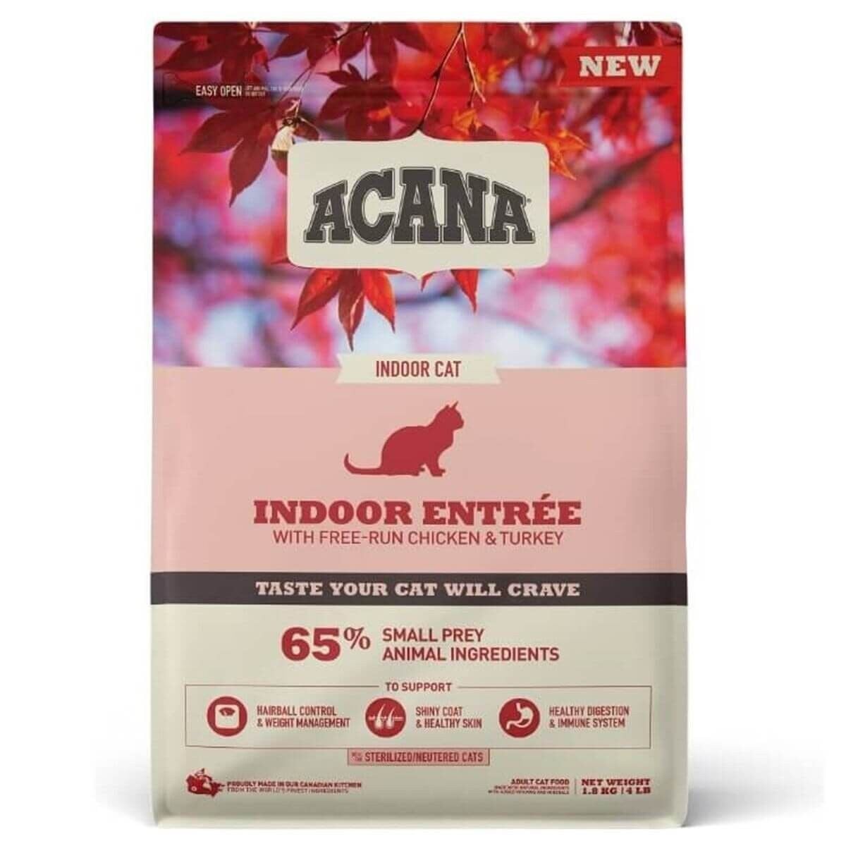 Acana Kısırlaştırılmış Indoor Entree Sterilised Kedi Maması 1.80kg
