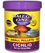 Omega One Cichlid Small Pellets 270ml / 99gr.