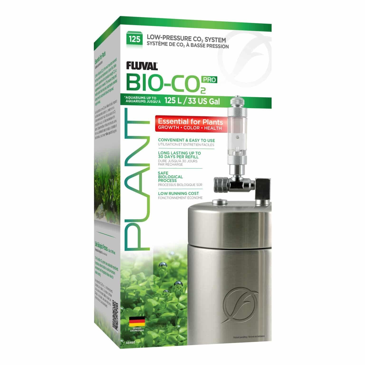 Fluval Bio CO2 Düşük Basınç CO2 Sistem 125Lt