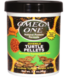Omega One Juvenille Turtle  Yavru Kaplumbağa Yemi 130ml / 42gr.