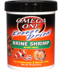 Omega One Freeze Dried Brine Shrimp 270ml / 19gr.