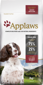 Applaws Adult Small & Medium Tavuklu Kuzulu Tahılsız Köpek Maması 15kg.