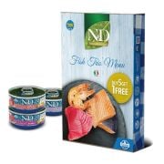 N&D Natural Somonlu Karidesli Kedi Konservesi 70 Gr 6 Al 5 Öde