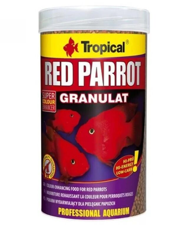 Tropical Red Parrot Granulat 250ml / 100gr.