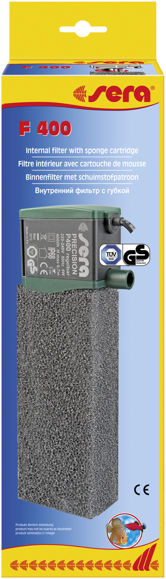 Sera F400 İç Filtre 400Lt/Saat
