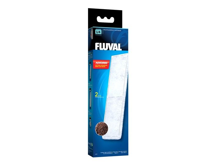 Fluval U4 Filtre Poly-Clearmax Kartuş, 2 Li Paket
