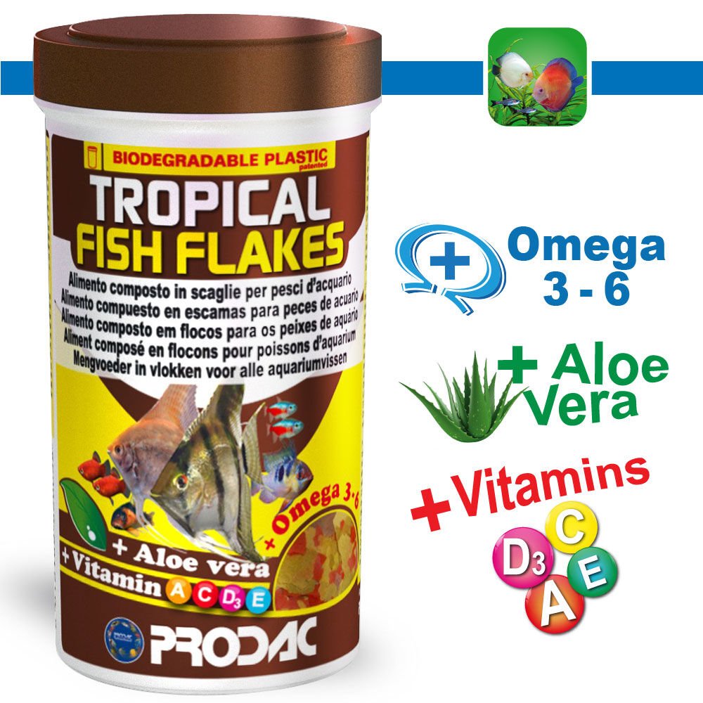 Prodac Tropical Fish Flakes 100ml / 20gr