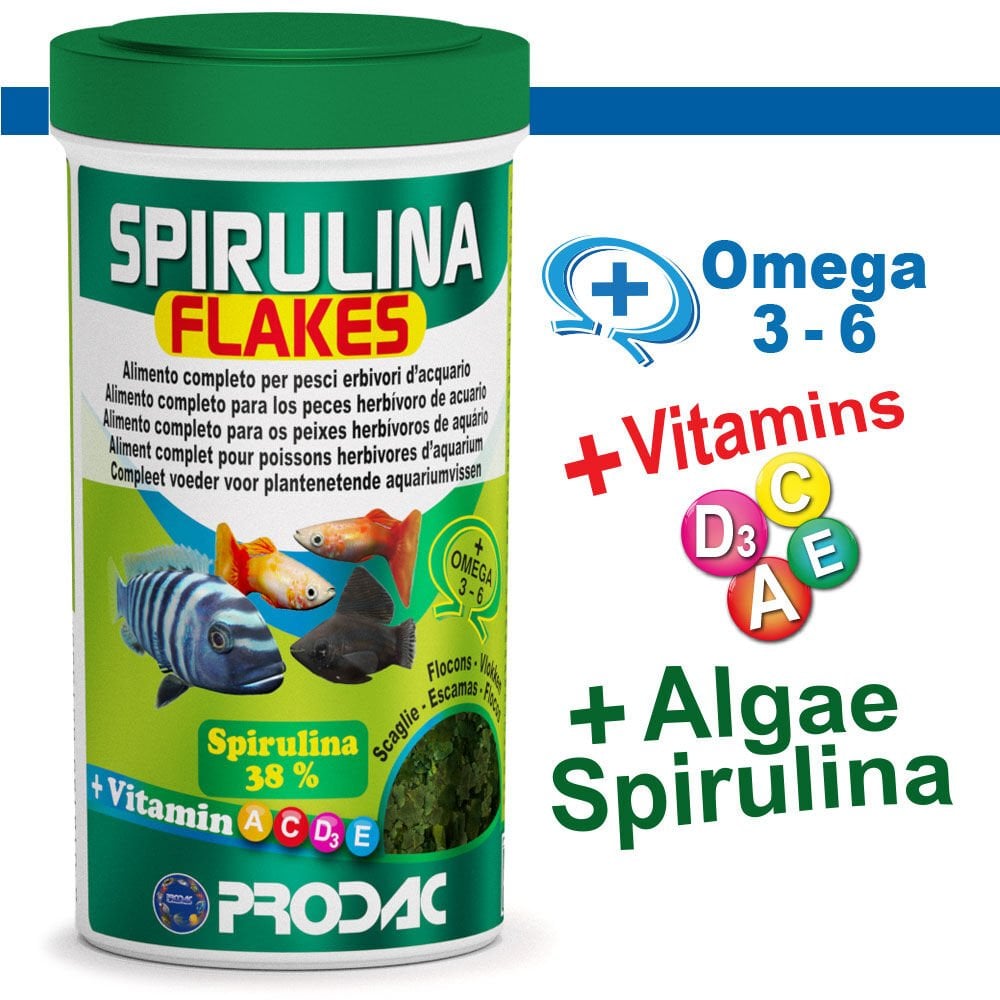 Prodac Spirulina Flakes 100ml / 20gr