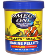 Omega One Garlic Marine Small Pellets 490ml / 231gr.