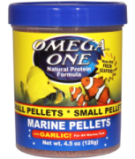 Omega One Garlic Marine Small Pellets 490ml / 231gr.